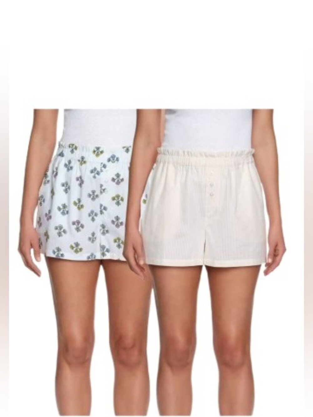 NWT LOFT 2 Pack Striped Sleep Shorts